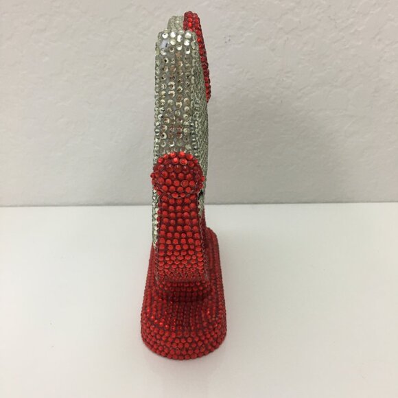 Hello Kitty Sparkling Flat Beaded Mirror Stand Up Adjustable Direction - Picture 6 of 13